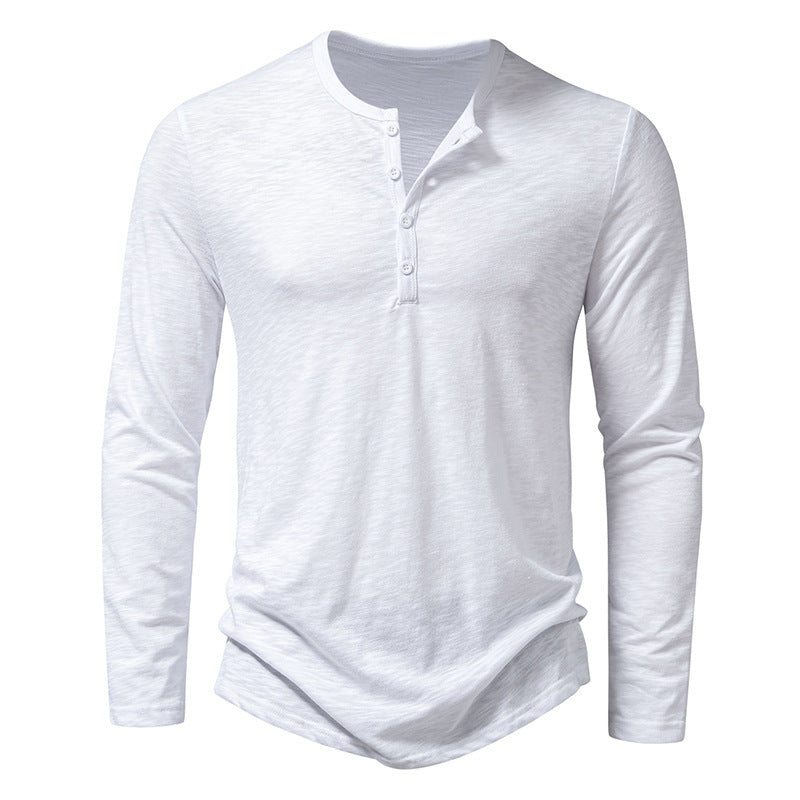 Aurelian & Co. Men’s Casual Long-Sleeve Pullover – Solid Color, Sporty Fit