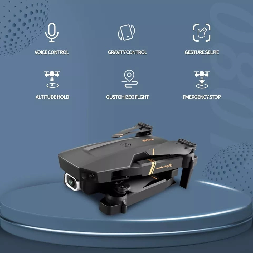 Aurelian & Co. 4DRC V4 Foldable Mini Drone – 1080P HD Camera, 26-Min Flight, 3 Batteries, Remote-Controlled Quadcopter