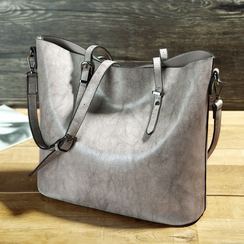 Aurelian & Co. Women’s High-Capacity Leather Messenger Shoulder Bag – Stylish & Portabl