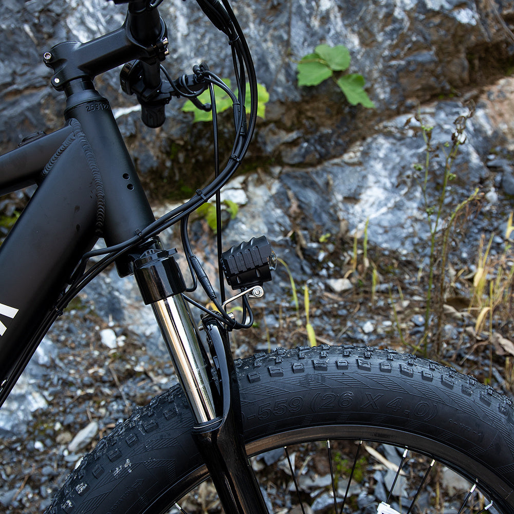 SIVROCK V1 1000W Electric Fat Tire Bike for Adults – 26"x4.0" All-Terrain eBike, 48V 15Ah Battery, 75 Mile Range, UL Certified, Shimano 7-Speed, LCD Display, Mechanical Disc Brakes