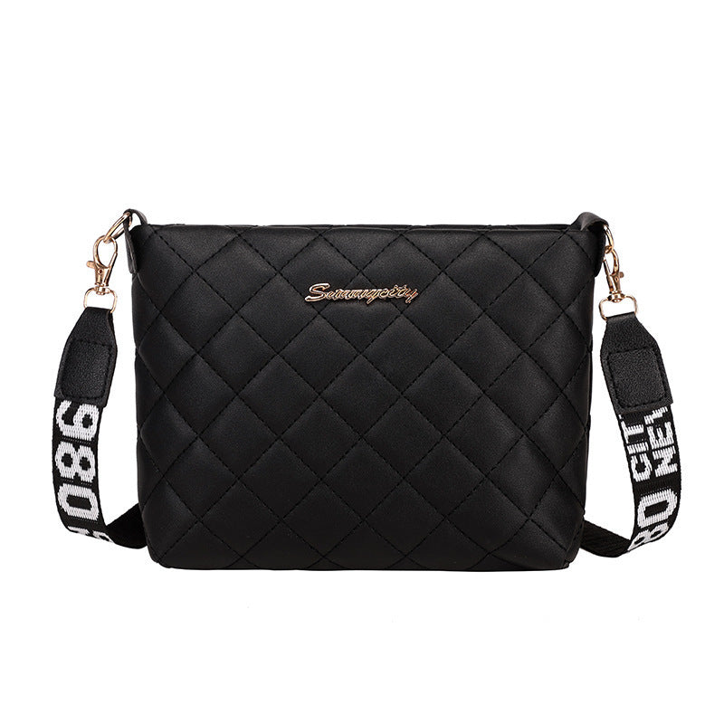Aurelian & Co. Women's Quilted Messenger Bag – Trendy Crossbody Purse with Chain Strap & Diamond Stitch Design