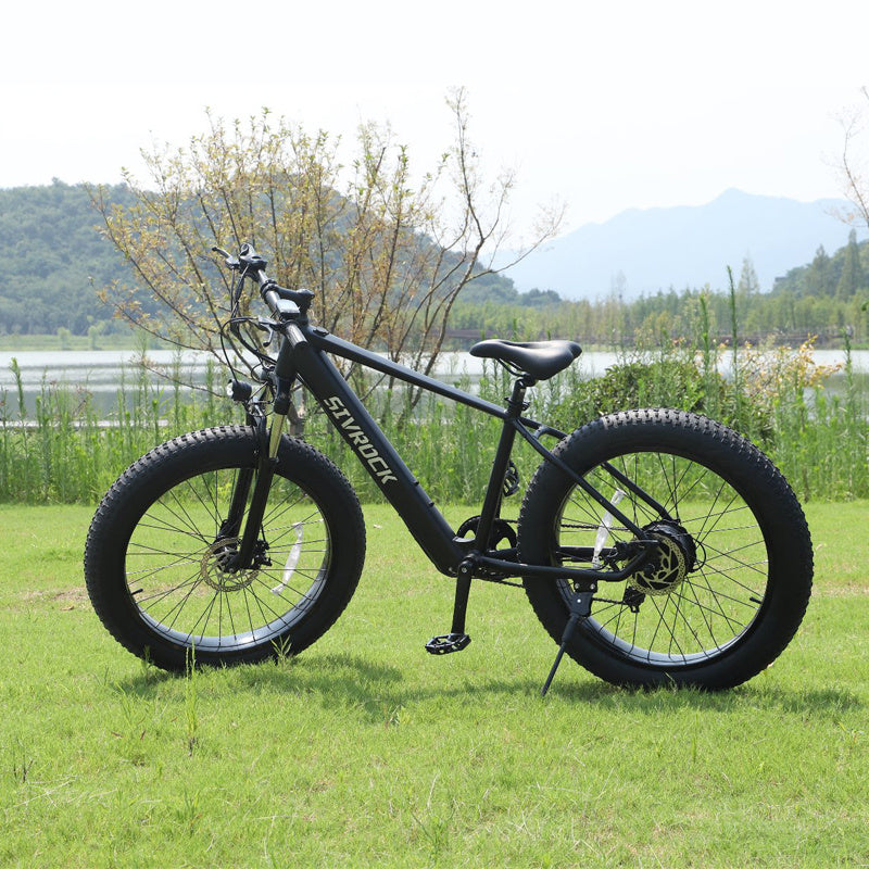 SIVROCK V1 1000W Electric Fat Tire Bike for Adults – 26"x4.0" All-Terrain eBike, 48V 15Ah Battery, 75 Mile Range, UL Certified, Shimano 7-Speed, LCD Display, Mechanical Disc Brakes