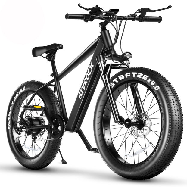 SIVROCK V1 1000W Electric Fat Tire Bike for Adults – 26"x4.0" All-Terrain eBike, 48V 15Ah Battery, 75 Mile Range, UL Certified, Shimano 7-Speed, LCD Display, Mechanical Disc Brakes