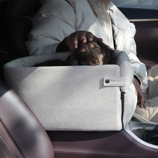 Aurelian & Co. Travel Dog Seat Bed – Cozy Carrier for Small Dogs & Cats